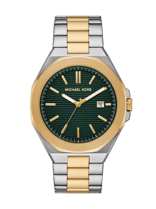 Michael Kors Callum Three-Hand Date Two-Tone Stainless Steel Watch Michael Kors Callum Three-Hand Date Two-Tone Stainless Steel Watch