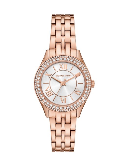 Michael Kors Harlowe Three-Hand Stainless Steel Watch