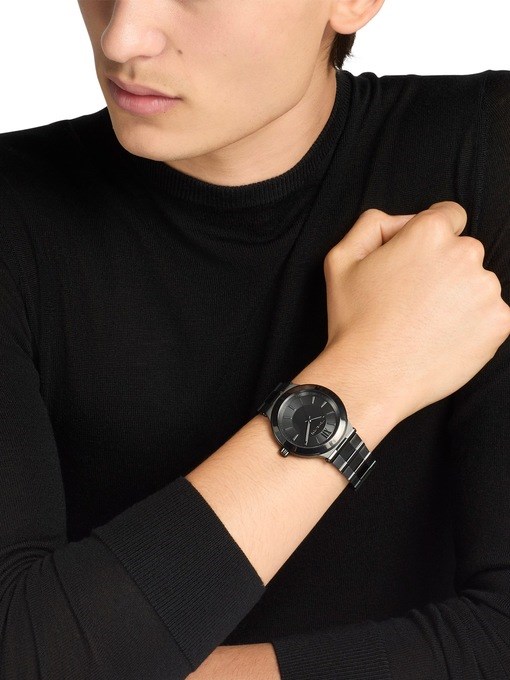 Michael Kors Billie Three-Hand Black Stainless Steel Watch