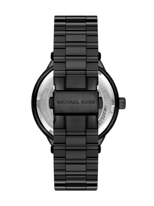 Michael Kors Billie Three-Hand Black Stainless Steel Watch