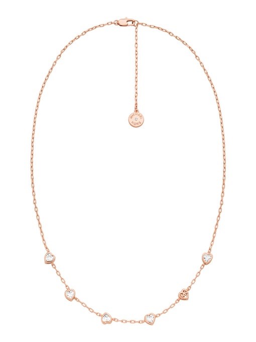 Michael Kors Multi Heart Station Necklace and Earring Set Michael Kors Multi Heart Station Necklace and Earring Set
