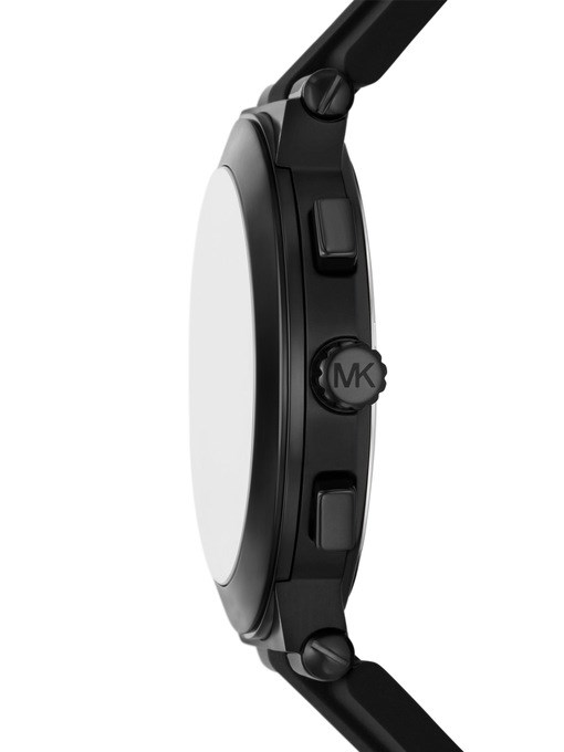 Michael Kors Billie Chronograph Black Silicone Watch Michael Kors Billie Chronograph Black Silicone Watch