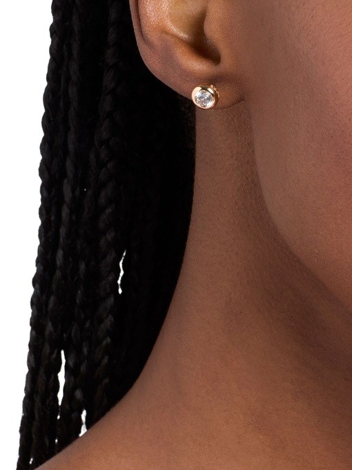 Michael Kors Bezel-Set Solitaire Stud Earrings Michael Kors Bezel-Set Solitaire Stud Earrings