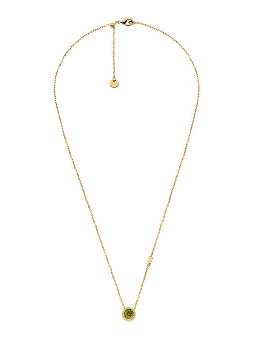Michael Kors Solitaire Stone Pendant Necklace