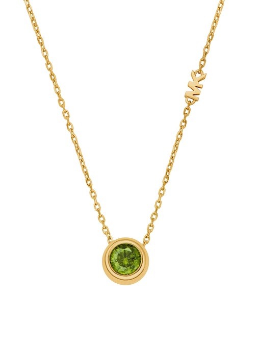 Michael Kors Solitaire Stone Pendant Necklace