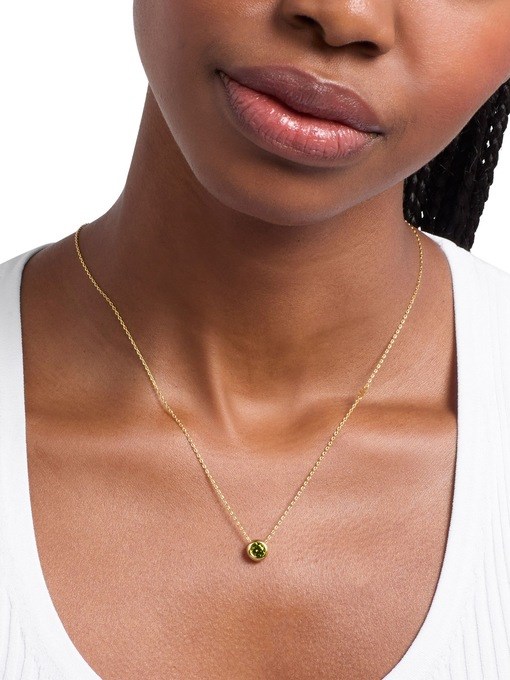 Michael Kors Solitaire Stone Pendant Necklace