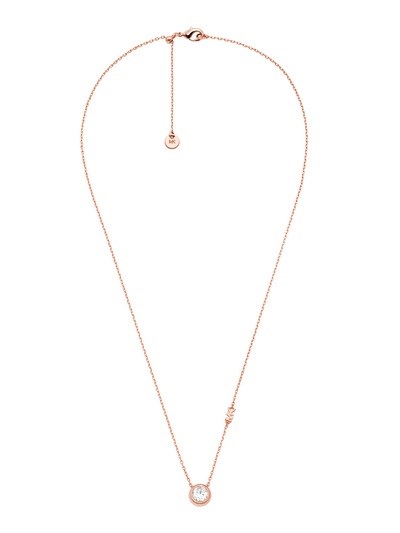Michael Kors Solitaire Stone Pendant Necklace