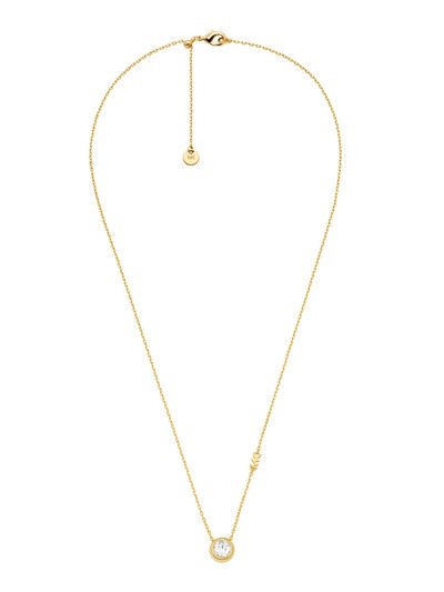 Michael Kors Solitaire Stone Pendant Necklace