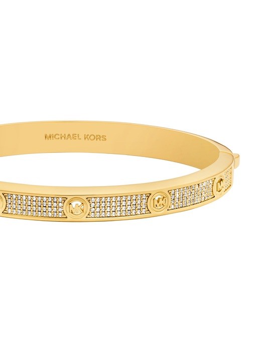 Michael Kors Pave Logo Bangle Bracelet