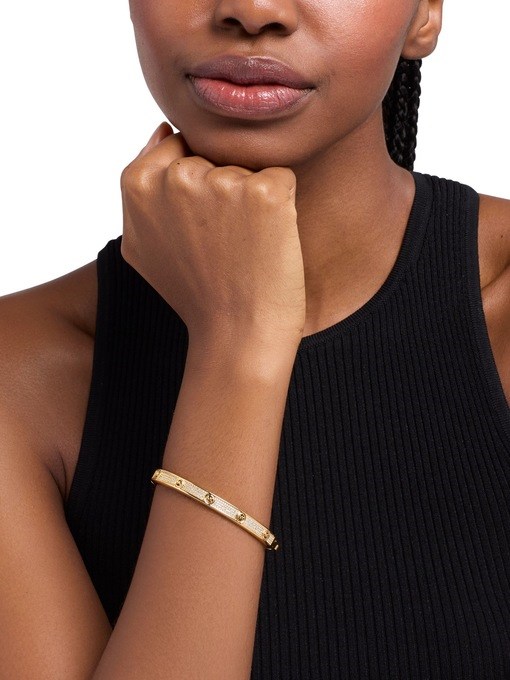 Michael Kors Pave Logo Bangle Bracelet