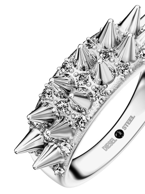 Diesel Stainless Steel Band Ring Diesel Stainless Steel Band Ring