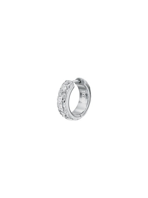 Diesel Stainless Steel Hoop Earring
