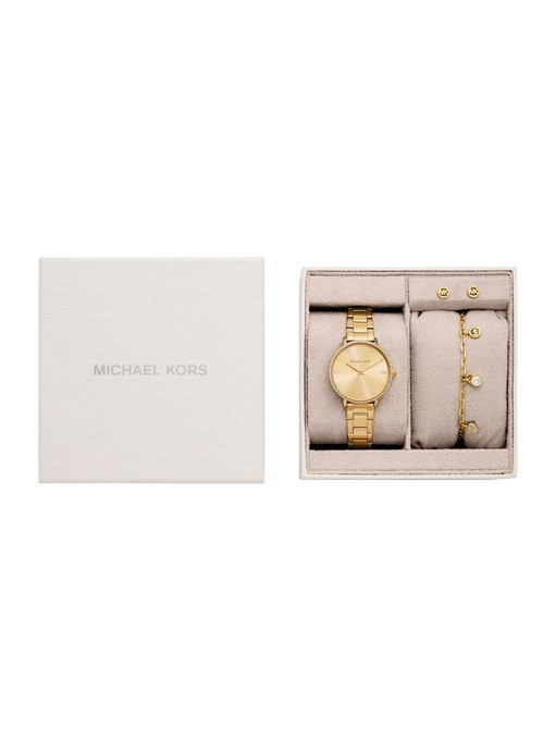 Michael Kors Pyper Two-Hand Gold-Tone Stainless Steel Watch Michael Kors Pyper Two-Hand Gold-Tone Stainless Steel Watch