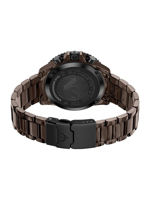 Emporio Armani World Explorer Chronograph Brown Ceramic Watch Emporio Armani World Explorer Chronograph Brown Ceramic Watch