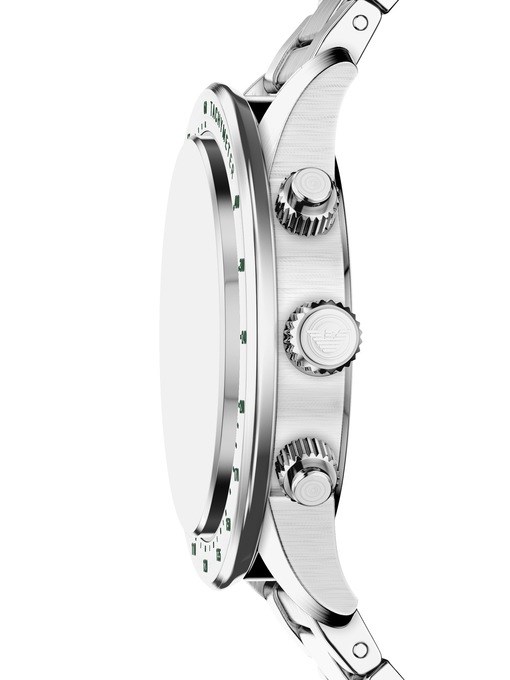 Emporio Armani Chronograph Stainless Steel Watch and Bracelet Set Emporio Armani Chronograph Stainless Steel Watch and Bracelet Set