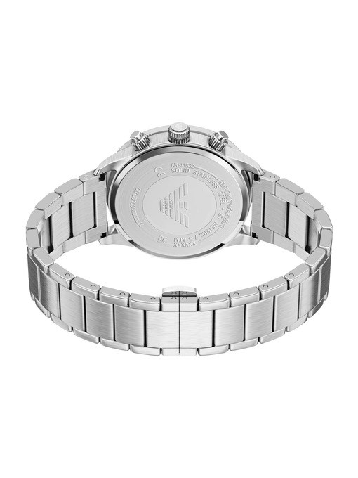 Emporio Armani Chronograph Stainless Steel Watch and Bracelet Set Emporio Armani Chronograph Stainless Steel Watch and Bracelet Set