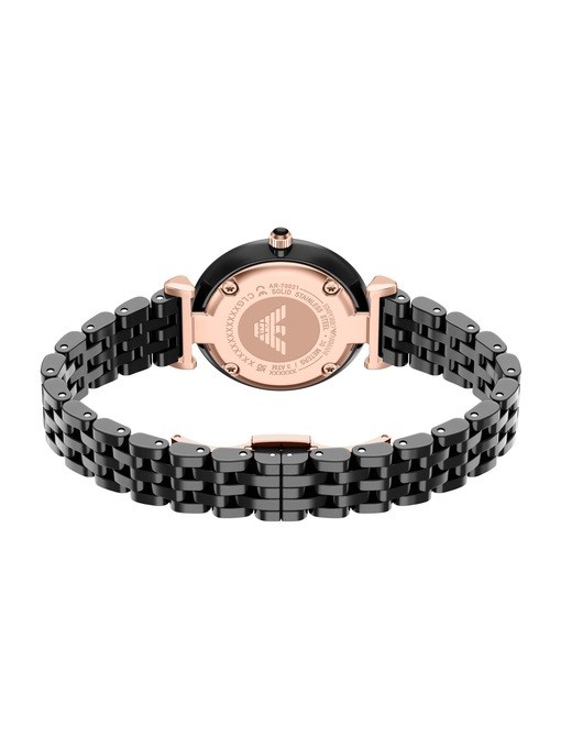 Emporio Armani Two-Hand Black Ceramic Watch Emporio Armani Two-Hand Black Ceramic Watch