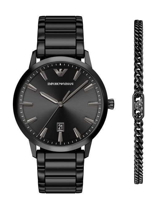 Emporio Armani World Explorer Chronograph Blue Ceramic Watch