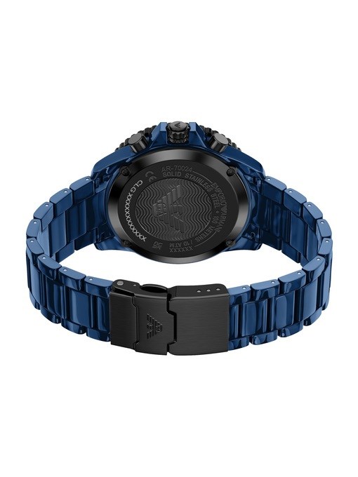 Emporio Armani World Explorer Chronograph Blue Ceramic Watch Emporio Armani World Explorer Chronograph Blue Ceramic Watch
