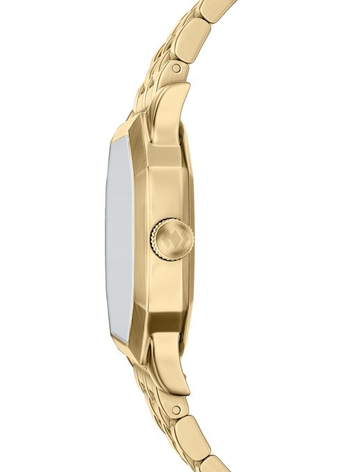 Harlow Three-Hand Gold-Tone Stainless Steel Watch