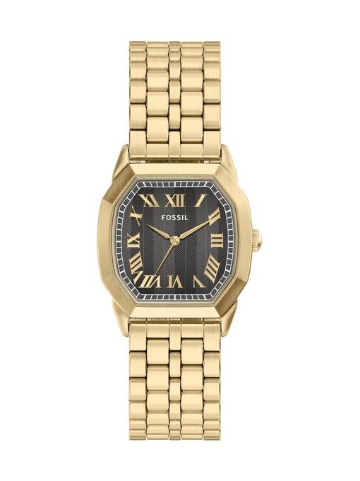 Harlow Three-Hand Gold-Tone Stainless Steel Watch