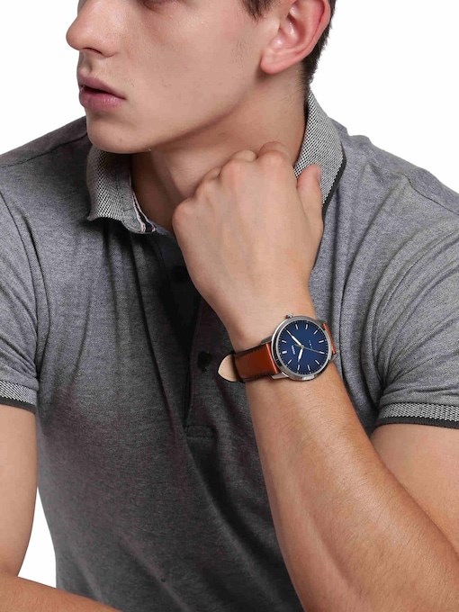 Fossil The Minimalist 3H Brown Watch FS5304