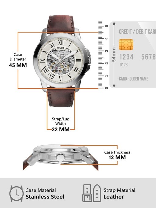 Fossil Grant Brown Watch ME3099