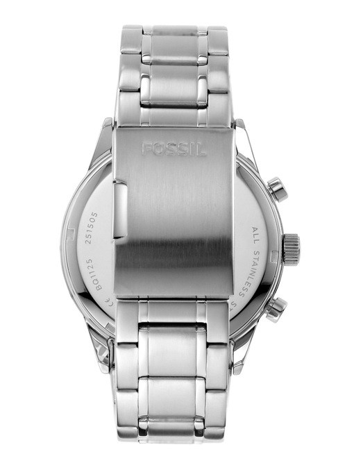 Fossil Flynn Silver Watch BQ1125 Fossil Flynn Silver Watch BQ1125