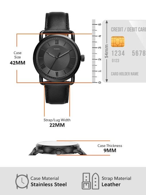 Fossil Copeland Black Watch FS5665 Fossil Copeland Black Watch FS5665