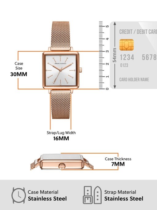 Armani Exchange Rose Gold Watch AX5802