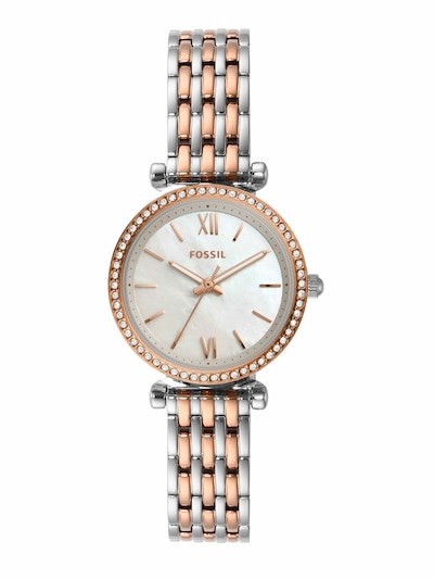 Fossil Carlie Mini Two Tone Watch ES4649