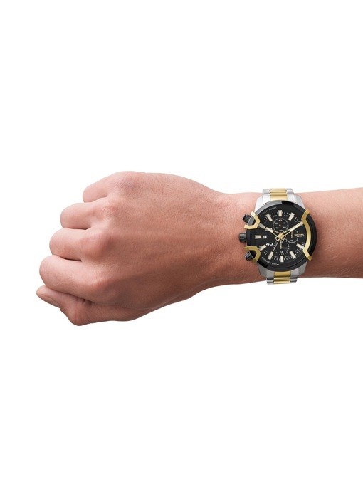 Diesel Griffed Two Tone Watch DZ4577