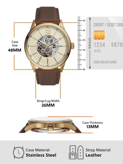 Fossil Flynn Brown Watch BQ2382