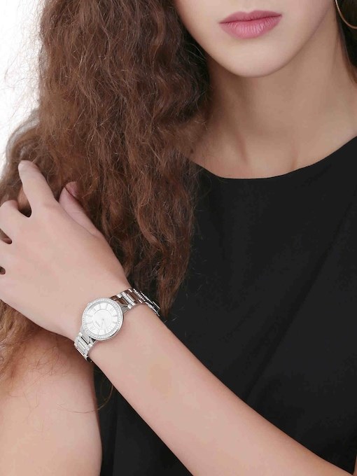 Fossil Virginia Silver Watch ES3282