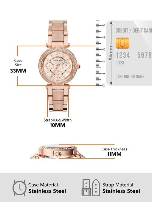 Michael Kors Mini Parker Rose Gold Watch MK6110