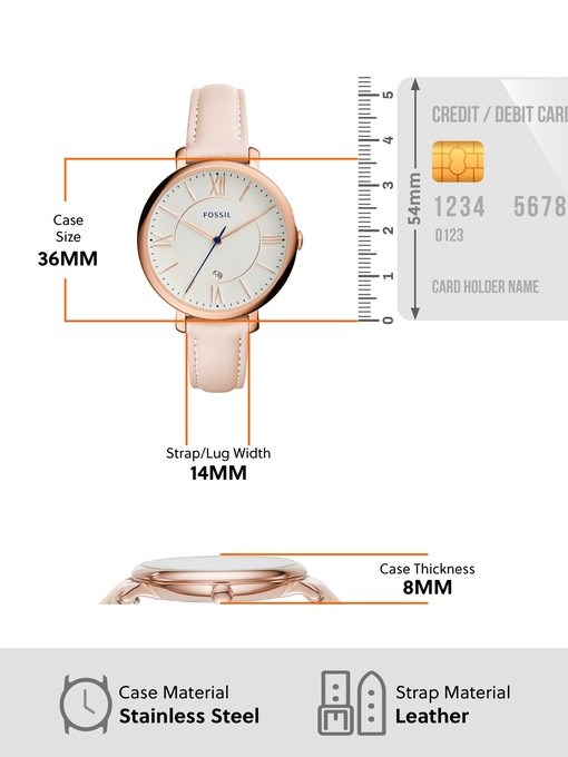 Fossil Jacqueline Pink Watch ES3988