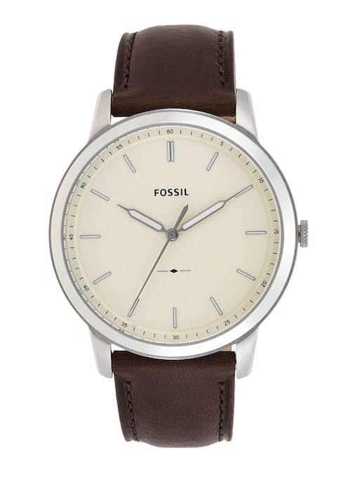 Fossil The Minimalist 3H Brown Watch FS5439
