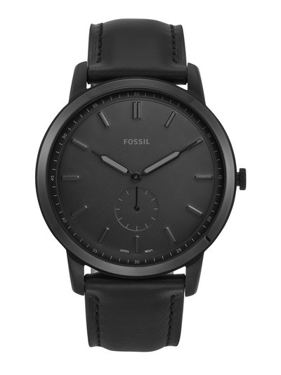 Fossil The Minimalist - Mono Black Watch FS5447