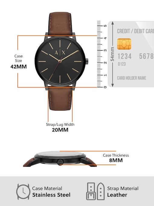 Armani Exchange Brown Watch AX2706
