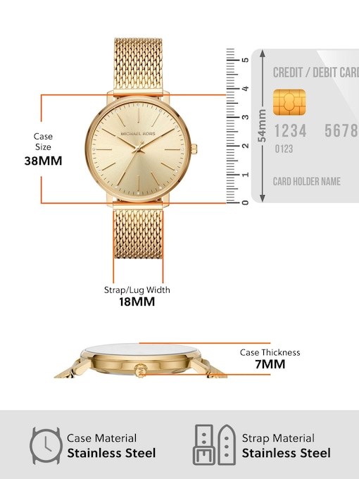 Michael Kors Pyper Gold Watch MK4339