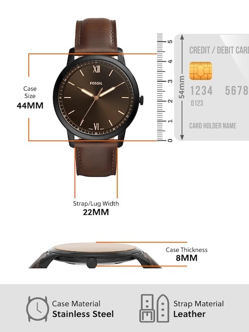 Fossil The Minimalist 3H Brown Watch FS5551 Fossil The Minimalist 3H Brown Watch FS5551