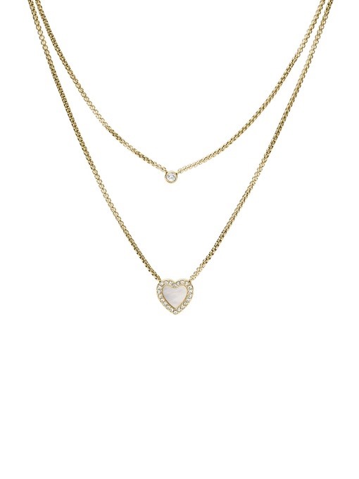 Fossil Vintage Glitz Gold Necklace JF03425710