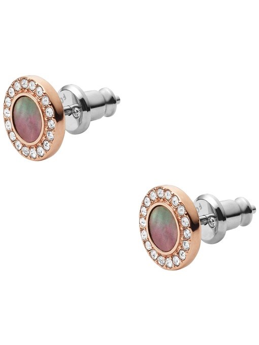 Fossil Misty Autumn Rose Gold Earring JF02949791