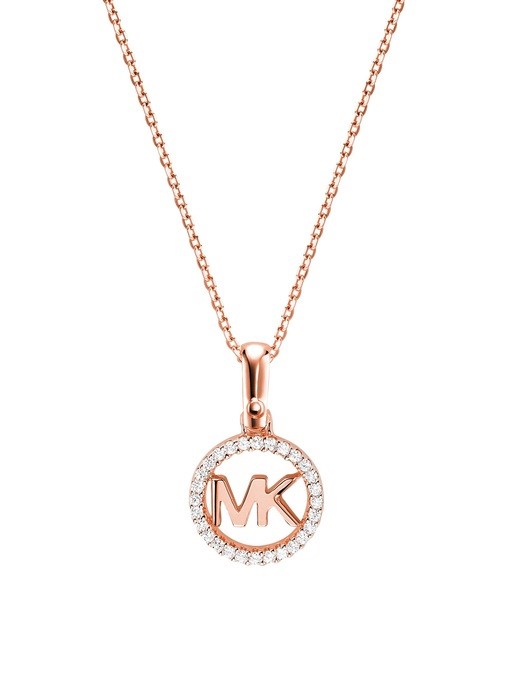 Michael Kors Custom Kors Rose Gold Necklace MKC1108AN791