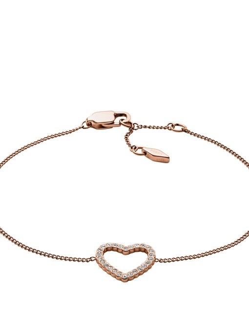 Fossil Vintage Glitz Rose Gold Bracelet JF03647791