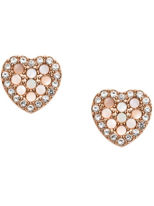 Fossil Vintage Glitz Rose Gold Earring JF03162791