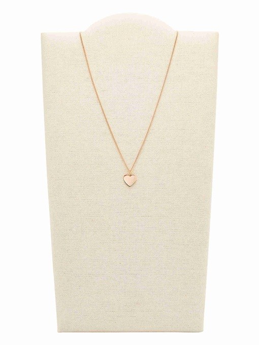 Fossil Vintage Iconic Rose Gold Necklace JF03021791