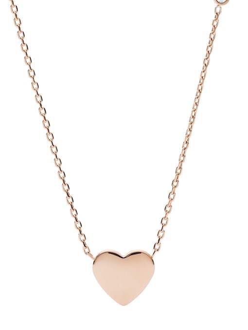 Fossil Vintage Iconic Rose Gold Necklace JF03081791
