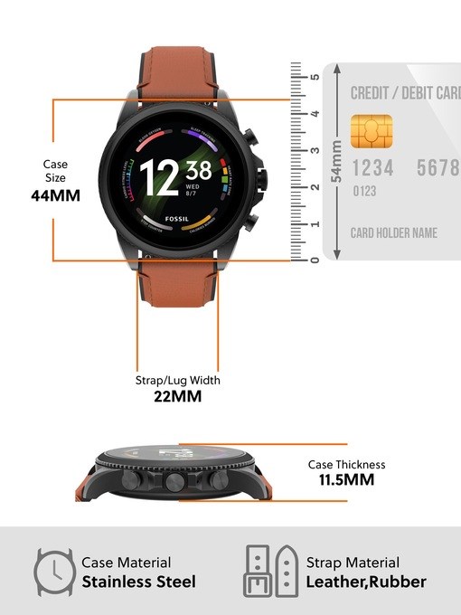 Fossil Gen 6 Brown Smartwatch FTW4062