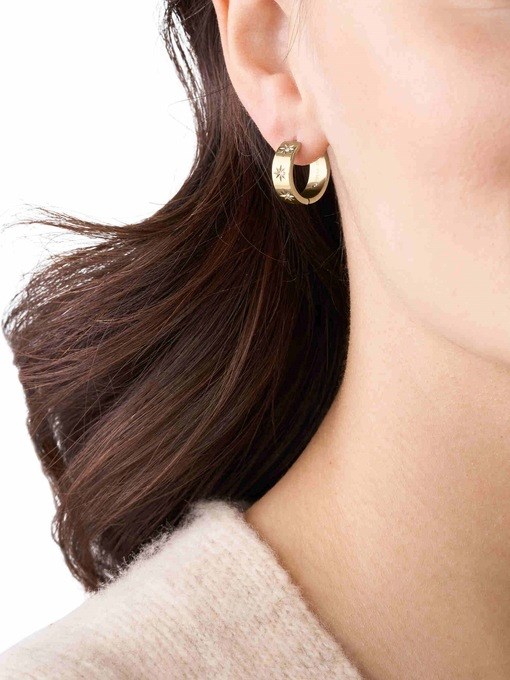 Fossil Sutton Gold Earring JF03870710